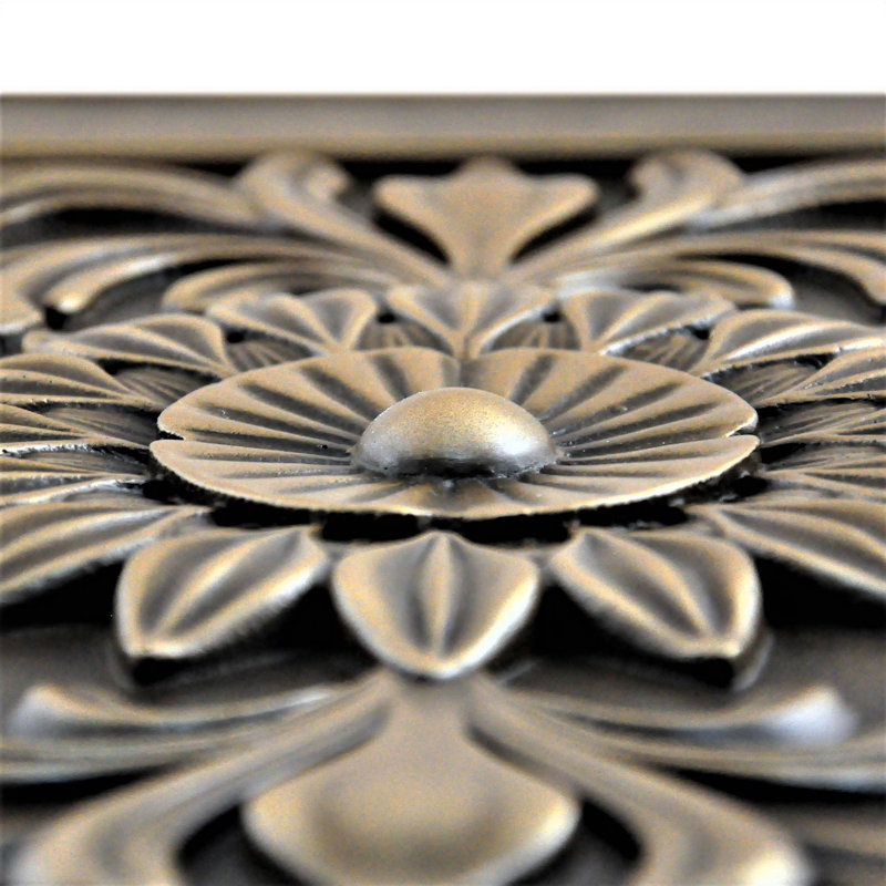 View of Nichetiles Harmony 24'' x 18'' Hand Painted Metal Decorative Accent ...
